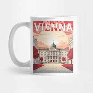 Vienna Austria Vintage Travel Poster Tourism Mug